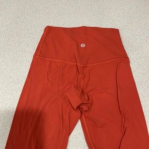 Lululemon Orange Leggings